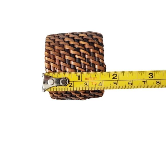 Woven Rattan Round Napkin Rings Set of 4 - Picture 6 of 6